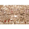 Lustre corbeille en cristal fin 19e Lustre corbeille en cristal fin 19e