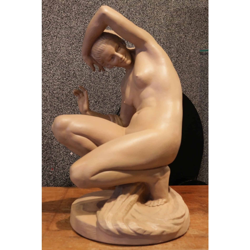 sculpture baigneuse de M.Bourraine ||||