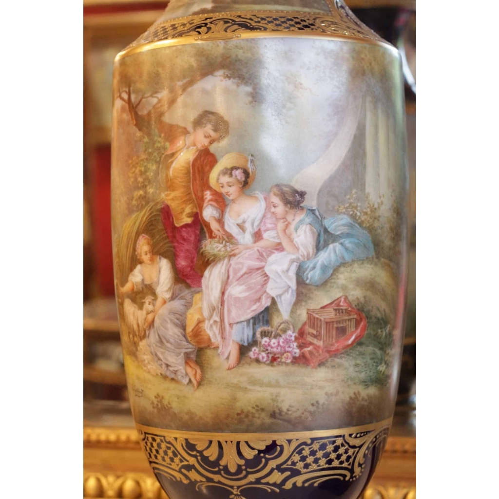 Paire de vases 19e Paire de vases 19e