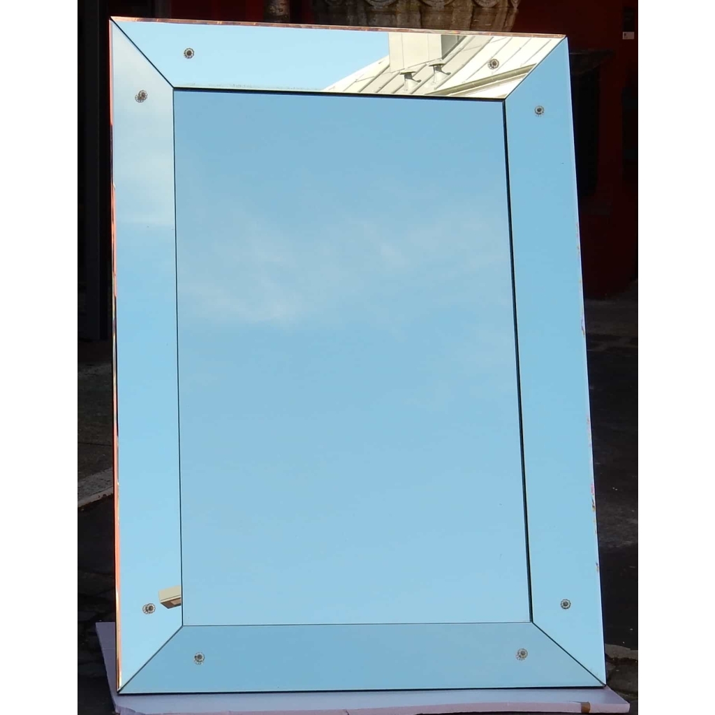 1970' Miroir Venise Art Deco 107 X 152 CM 1970' Miroir Venise Art Deco 107 X 152 CM