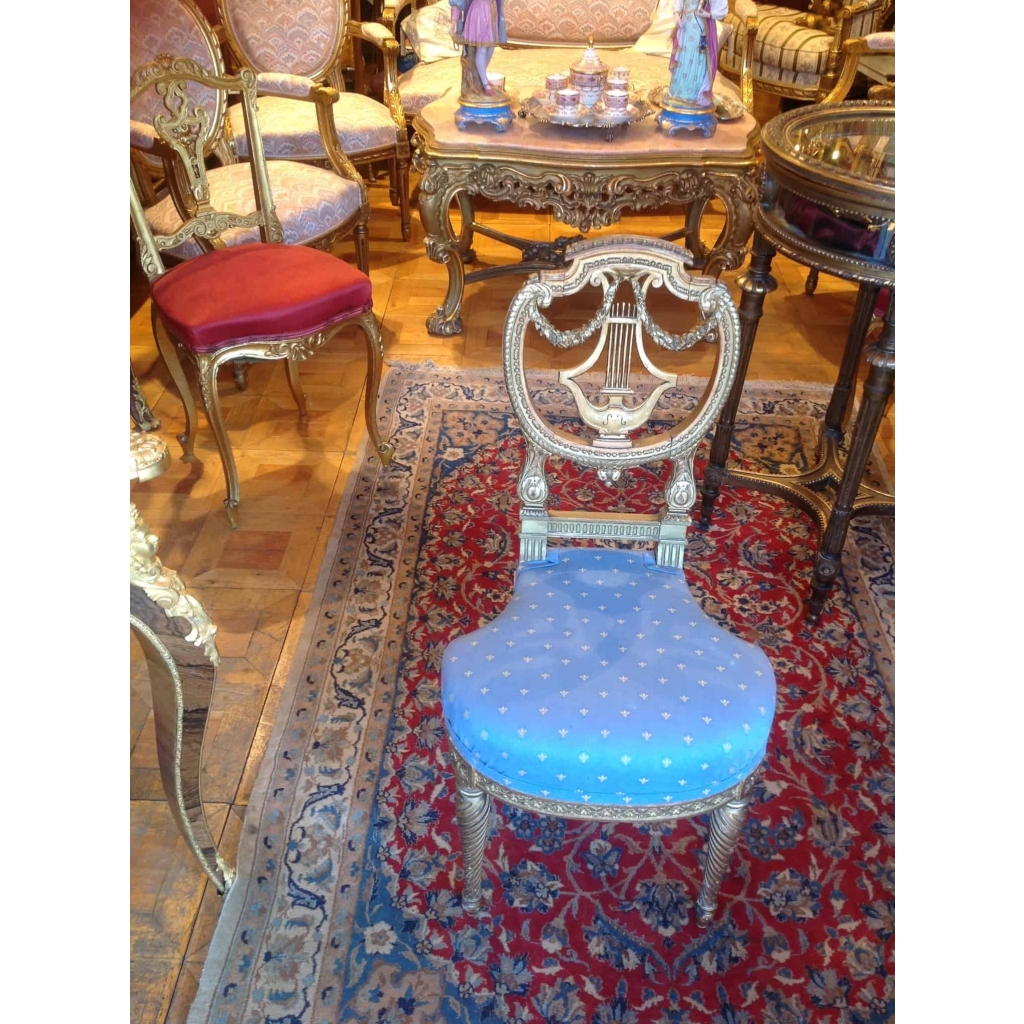 Chaise Lyre Napoleon lll |