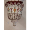 1950/60 Lustre Ou Lanterne Baccarat Overlay 1950/60 Lustre Ou Lanterne Baccarat Overlay