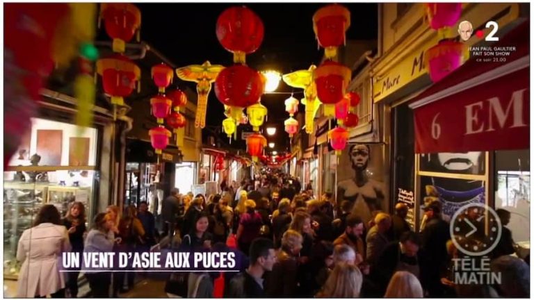 Mélanie Griffon de France 2 nous fait revivre la Fête des Puces 2018 | Biron ||