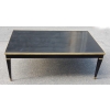 1950/70 Table Basse Bois Laqué Noir Maison Jansen 120 x 80 |||||||||