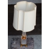 1970 Lampe cristal et bronze ||||||