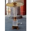 1970 Lampe cristal et bronze 1970 Lampe cristal et bronze