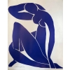 MATISSE Henri ( d'après ) "Nu bleu" Estampe signée et datée 52 |||