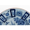 Plat bleu et blanc en porcelaine de DELFT 18e siècle Plat bleu et blanc en porcelaine de DELFT 18e siècle