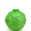 Vase "Druide" Verre Vert Jade Triple Couche de René LALIQUE Vase "Druide" Verre Vert Jade Triple Couche de René LALIQUE