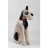 Sculpture " Fox terrier " en raku ||||||