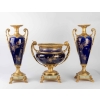 Garniture en porcelaine et bronze 19e siècle Napoléon III |||||||||||||||