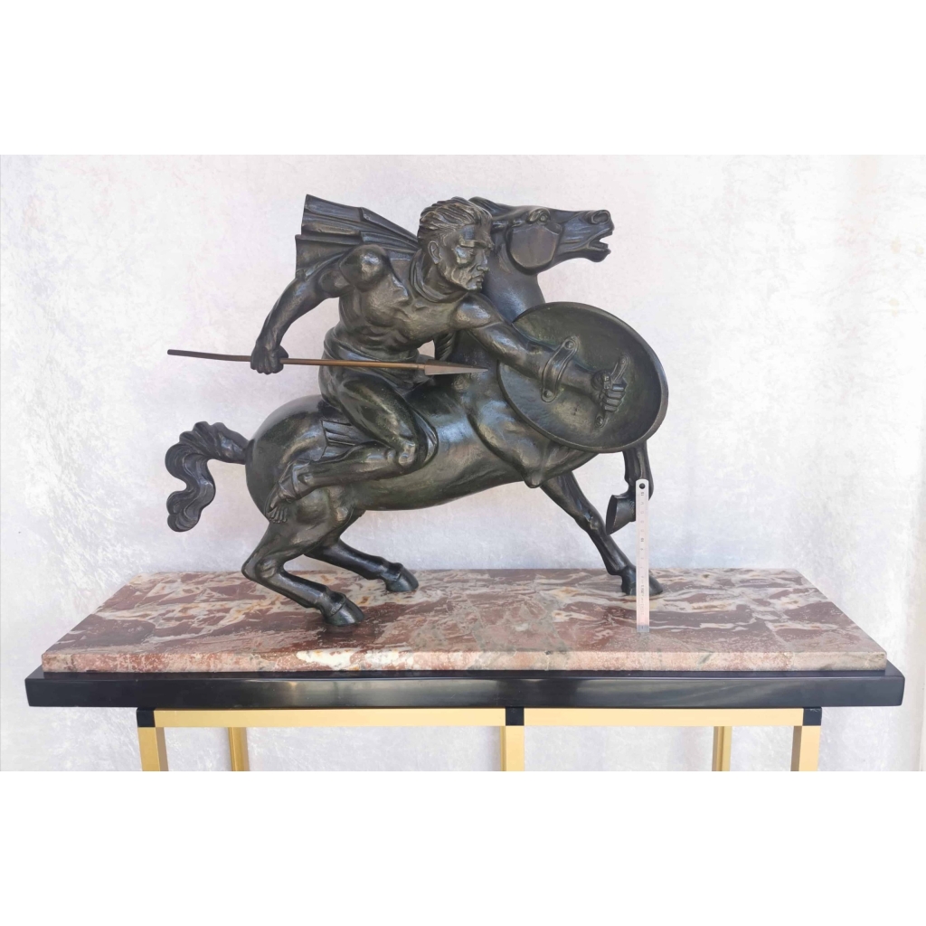 Bronze de S.MELANI " Le cavalier au combat " Bronze de S.MELANI " Le cavalier au combat "