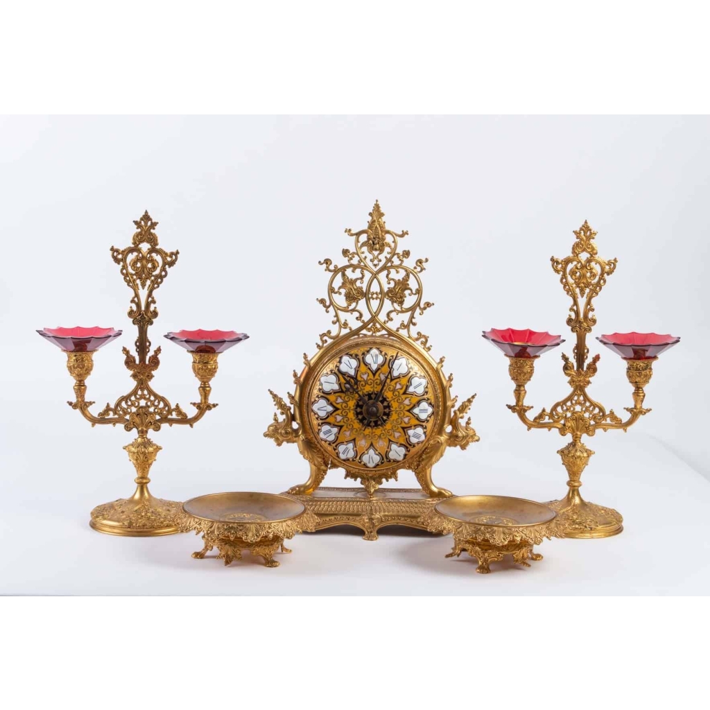 Garniture Napoléon III 19e siècle ||||||||||||||