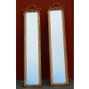 1850/80 Paire de Miroirs au Mercure N 3 .2m21 x 0m47 |||||||||