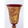 2 Vases Venise rouges et or fin 19e siècle 2 Vases Venise rouges et or fin 19e siècle