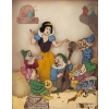 Tableaux Blanche Neige et les 7 Nains Louis Fittaluga 1946 Tableaux Blanche Neige et les 7 Nains Louis Fittaluga 1946