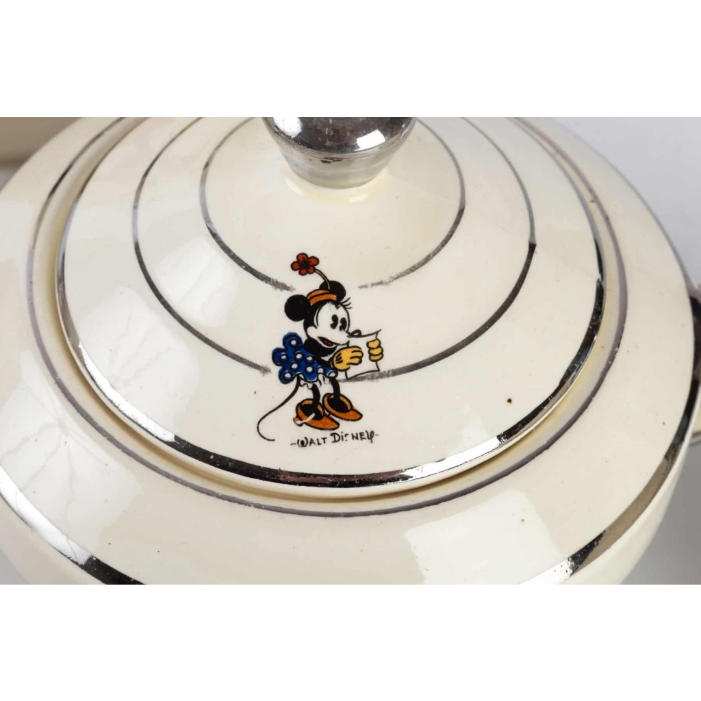 Service Mickey Mouse ( Faience de Onnaing ) Walt Disney 1930 Service Mickey Mouse ( Faience de Onnaing ) Walt Disney 1930