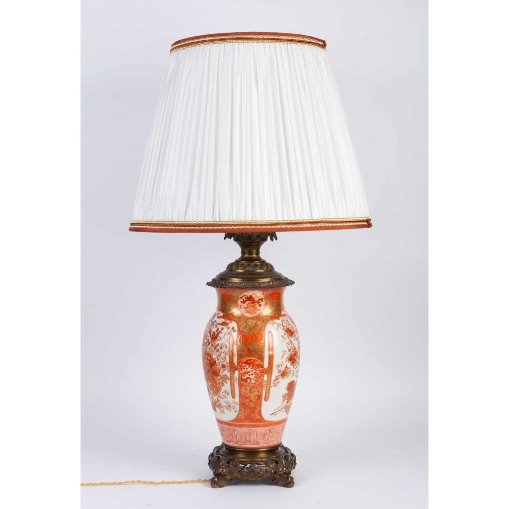 Lampe Corail Japon XIXème Lampe Corail Japon XIXème