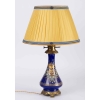 Paire de lampes bleues émaillées Napoléon III Paire de lampes bleues émaillées Napoléon III