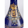 Paire de lampes bleues émaillées Napoléon III Paire de lampes bleues émaillées Napoléon III