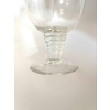 Suite de Huit 8 Verres à Vin "Tonnerre" verre blanc de René LALIQUE Suite de Huit 8 Verres à Vin "Tonnerre" verre blanc de René LALIQUE