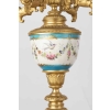 A French 19th Century Louis XVI St. Ormulu and Sèvres Porcelain Garniture. A French 19th Century Louis XVI St. Ormulu and Sèvres Porcelain Garniture.