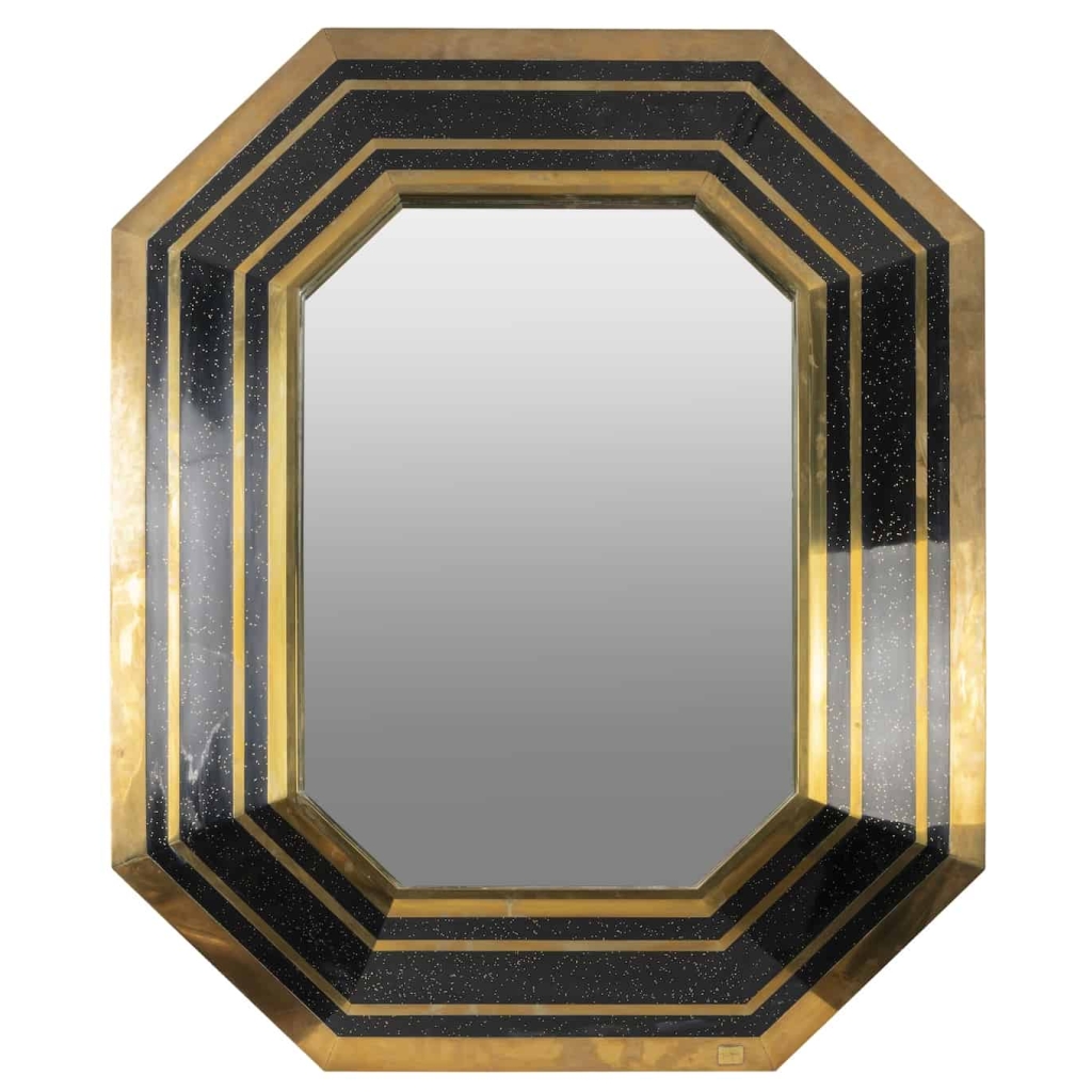 A Charming XXth Century Mirror By Jean Claude MAHEY ||||