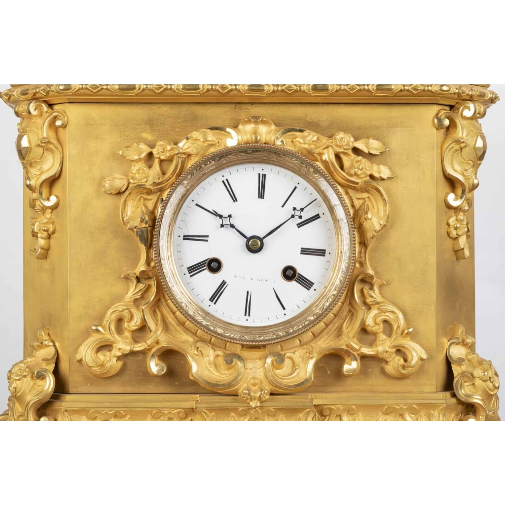 A French 19th Century Louis Philippe Ormulu Orientalist Clock A French 19th Century Louis Philippe Ormulu Orientalist Clock