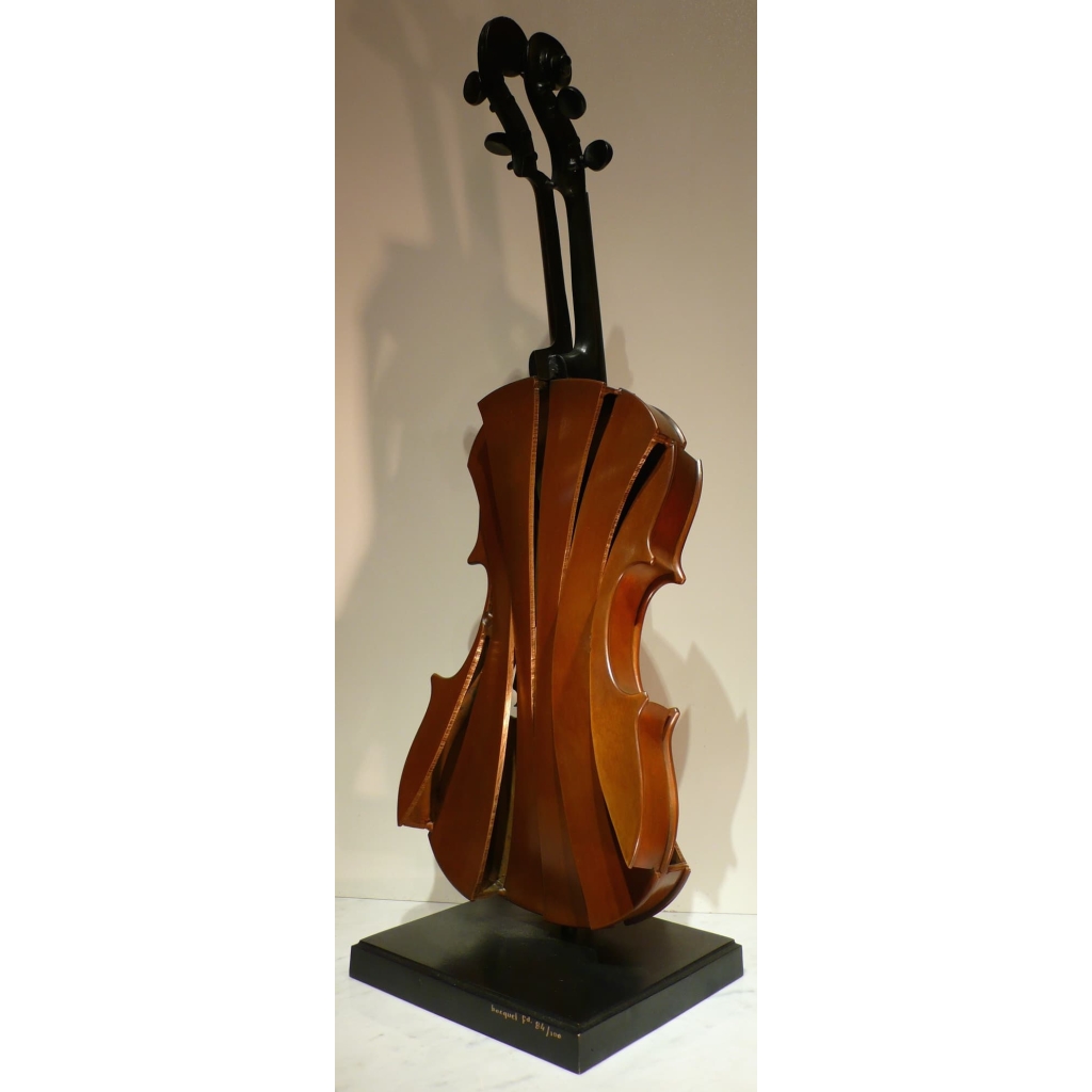 ARMAN Sculpture En Bronze 20ème Siècle Signée Violon Coupé III Art Moderne ARMAN Sculpture En Bronze 20ème Siècle Signée Violon Coupé III Art Moderne