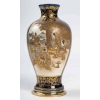 Vase satsuma, faïence satsuma Japon XIXème Vase satsuma, faïence satsuma Japon XIXème