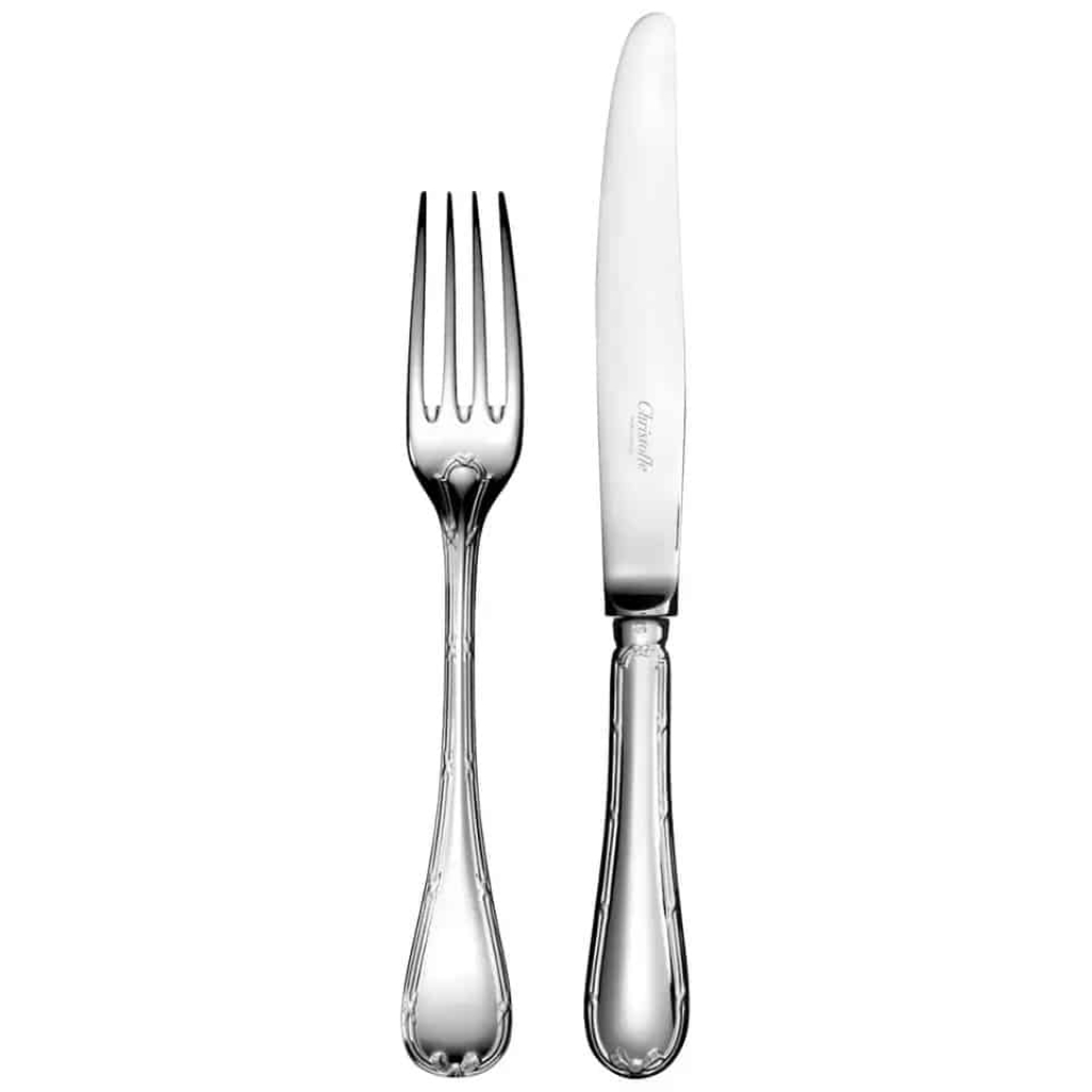 Christofle Silver Plated Set Flatware "Rubans" for 12 - couverts par service de 12 ||