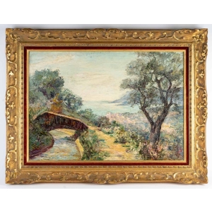 "Environs de Cannes" Elisabeth Dodel, XXème ( antérieur à 1914 ) ||||||||