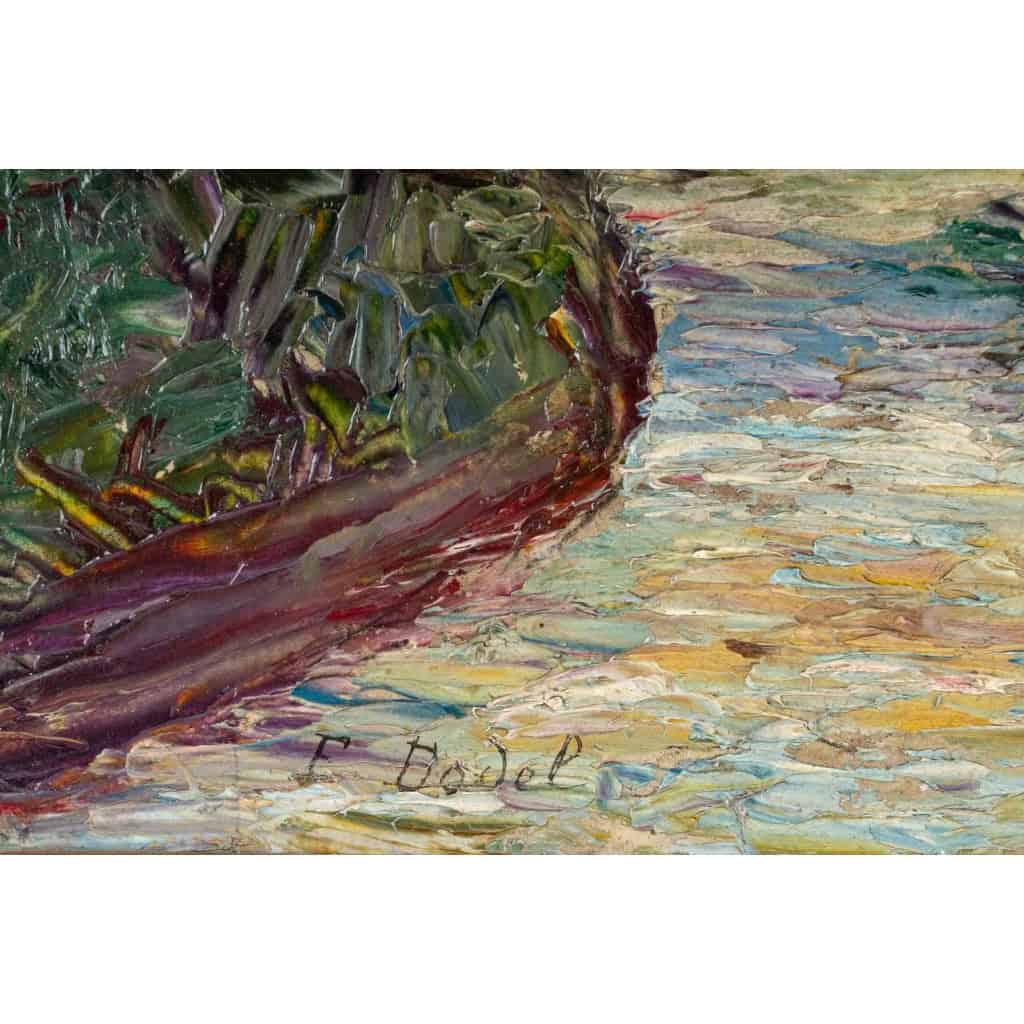 "Environs de Cannes" Elisabeth Dodel, XXème ( antérieur à 1914 ) "Environs de Cannes" Elisabeth Dodel, XXème ( antérieur à 1914 )