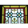 Vitraux aux motifs fleuris XIXème Vitraux aux motifs fleuris XIXème