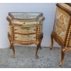 1950/70′ Commode Arbalète Et Paire De Chevets 3 Tiroirs Bois Doré Style Renaissance Italienne 124X49XH91 cm 1950/70′ Commode Arbalète Et Paire De Chevets 3 Tiroirs Bois Doré Style Renaissance Italienne 124X49XH91 cm