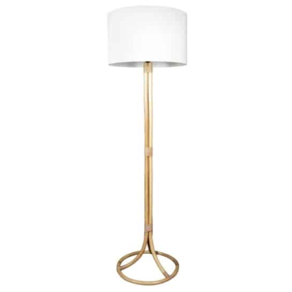 1950 Lampadaire Louis Sognot en rotin. |||||