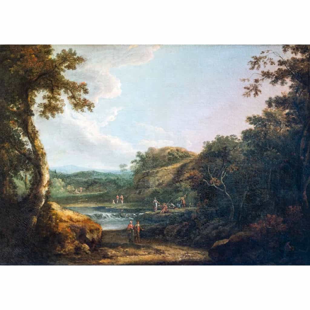 Richard Wilson 1714-1782. Paysages aux chutes d'eau. Richard Wilson 1714-1782. Paysages aux chutes d'eau.