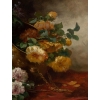 Henri Cauchois (1850 - 1911) : Nature morte aux bouquets de roses. Henri Cauchois (1850 - 1911) : Nature morte aux bouquets de roses.