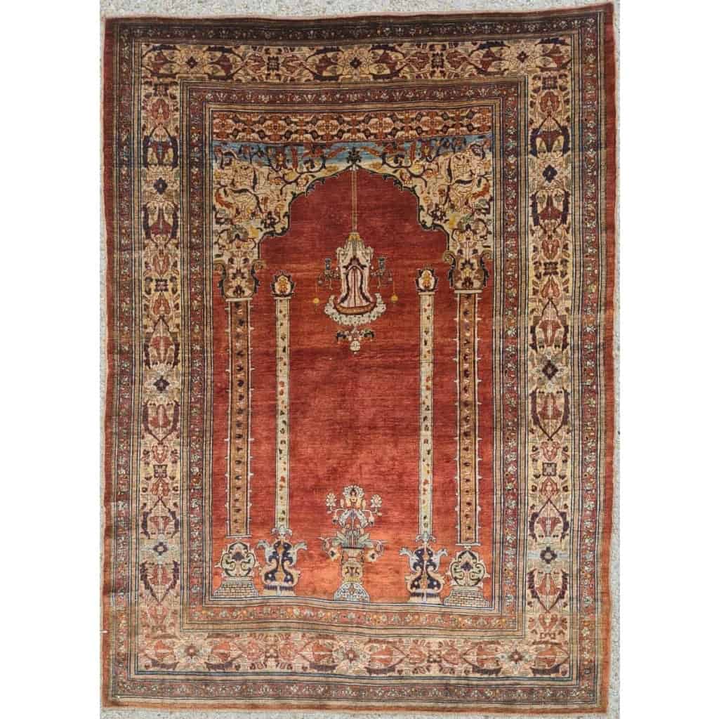 Tapis Tabriz Soie - Haji Jalili - Iran Vers 1870 ||||||