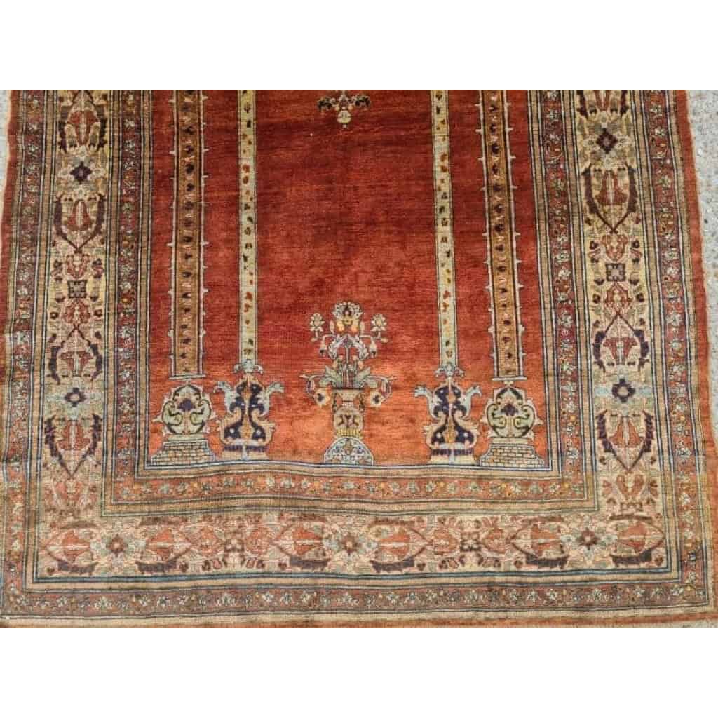 Tapis Tabriz Soie - Haji Jalili - Iran Vers 1870 Tapis Tabriz Soie - Haji Jalili - Iran Vers 1870