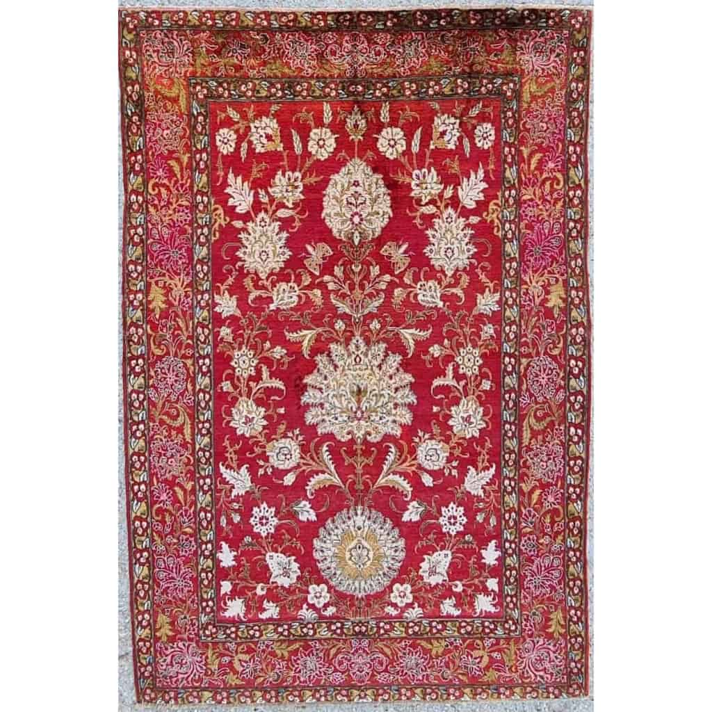 Tapis - Téhéran Soie Iran époque Du Shah vers 1930 |||||||