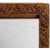 Petit miroir en bois et stuc ou décor de trèfle Petit miroir en bois et stuc ou décor de trèfle