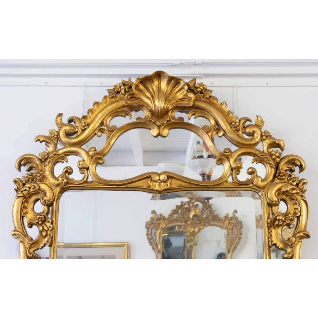 Grand miroir XIXème siècle Grand miroir XIXème siècle