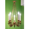 Petit lustre en bronze, style Louis XVI |||||||