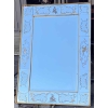 1960/70 Miroir aux Chinois Décor Eglomisé Et Cadre Feuilles d’Or DLG Pansard 136 X 96 cm 1960/70 Miroir aux Chinois Décor Eglomisé Et Cadre Feuilles d’Or DLG Pansard 136 X 96 cm