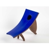 vase bleu tripode cornu par Salvatore Parisi - exposition en cours |||||||||