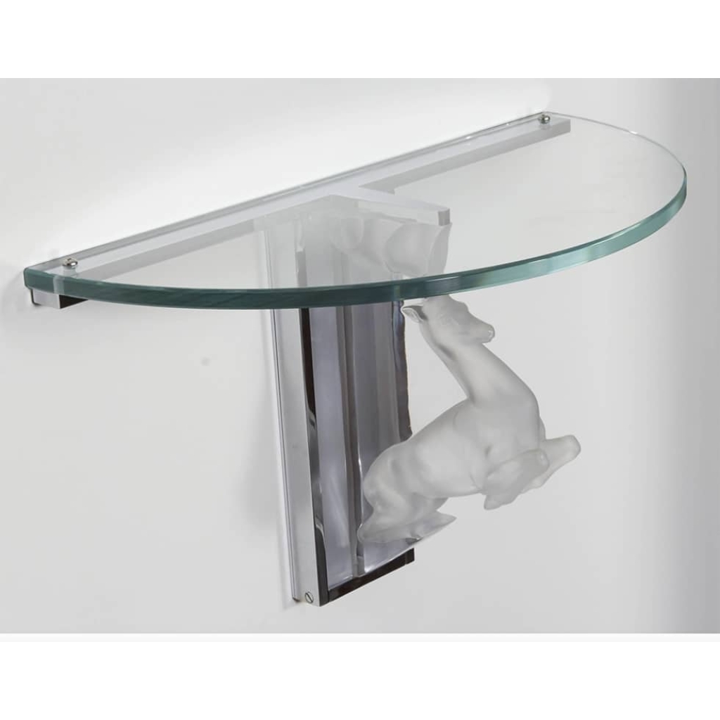 Lalique France : Console cerf Lalique France : Console cerf