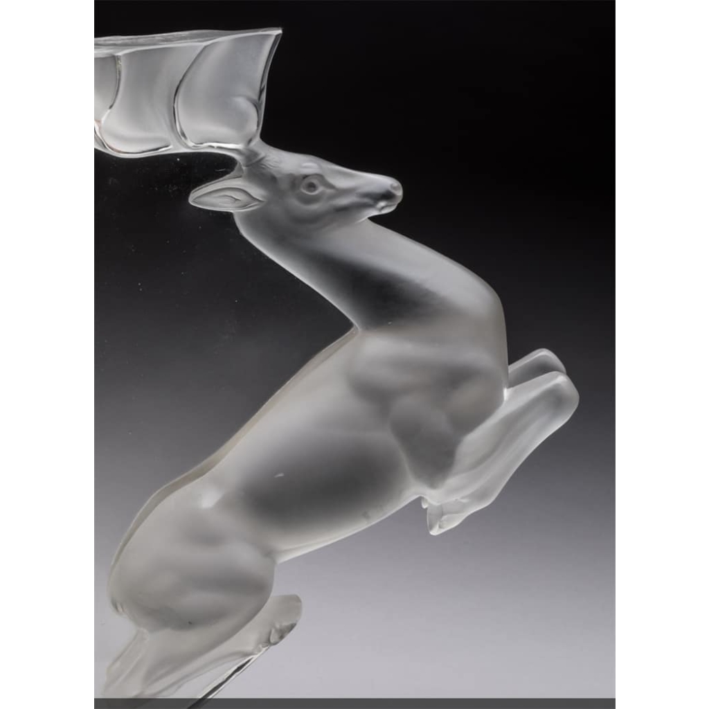 Lalique France : Console cerf Lalique France : Console cerf