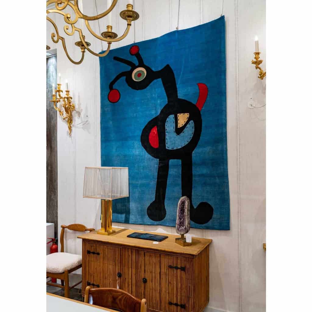 D'après Joan Miró. Tapis - ou tapisserie -, Travail contemporain ||