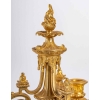 Une garniture de style renaissance en bronze doré fin XIXème siècle Une garniture de style renaissance en bronze doré fin XIXème siècle